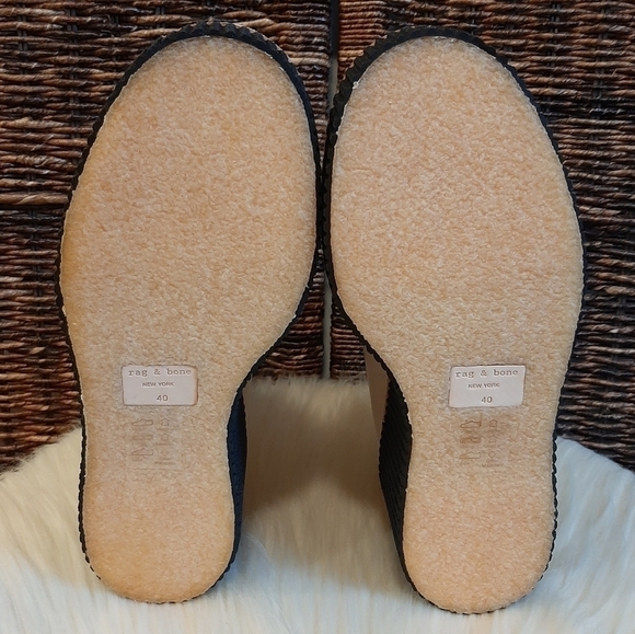 NIB Rag & Bone Sloane Wedge Chelsea Boots Suede Leather Paloma Cream 10 NEW - Picture 5 of 7